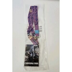 Chainsaw Man Anime Lanyard NEW Denji Pochita ID Badge Holder Keychain Clip GEE